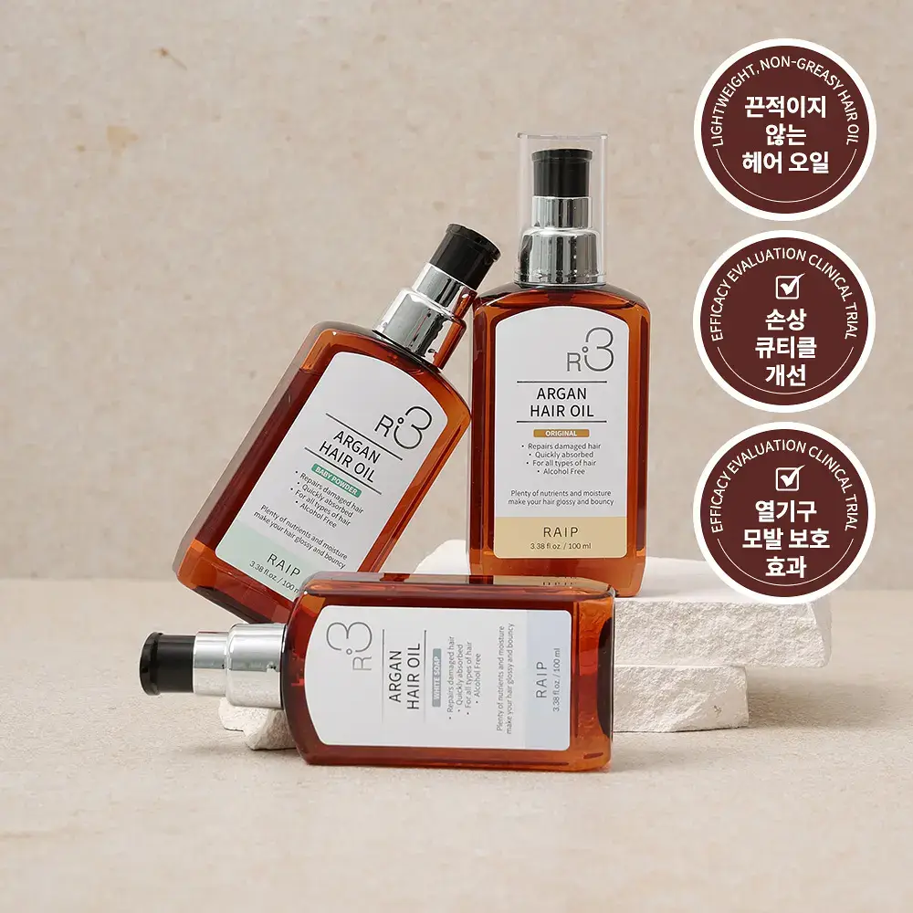[NEW/퍼퓸오일] 라입 R3 아르간 헤어 오일 100ml 5종
